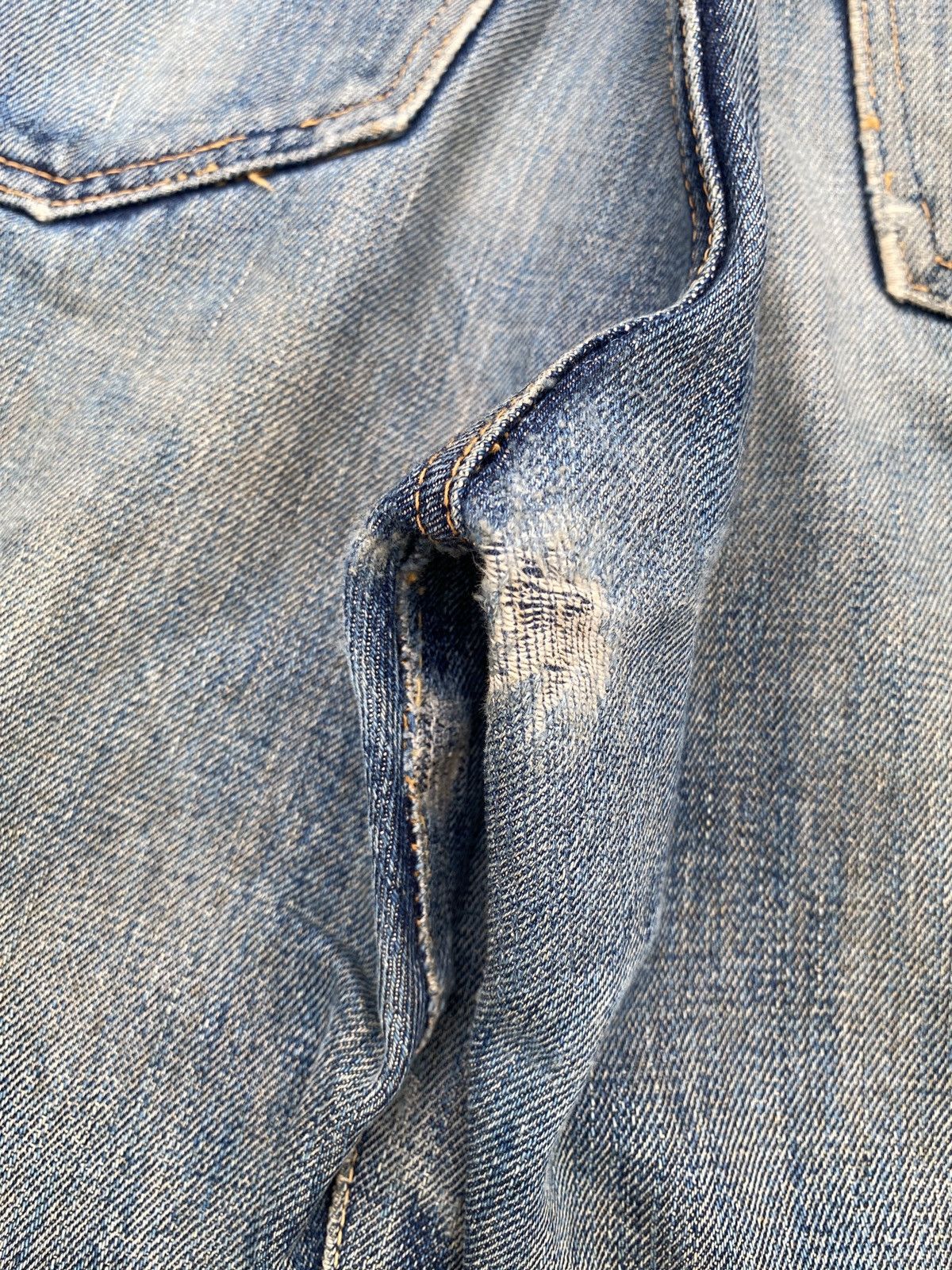 Japanese Brand × Pherrow's Vintage 90’s Pherrows Japan Washed Blue Selvedge Denim Size US 29 - 16 Thumbnail