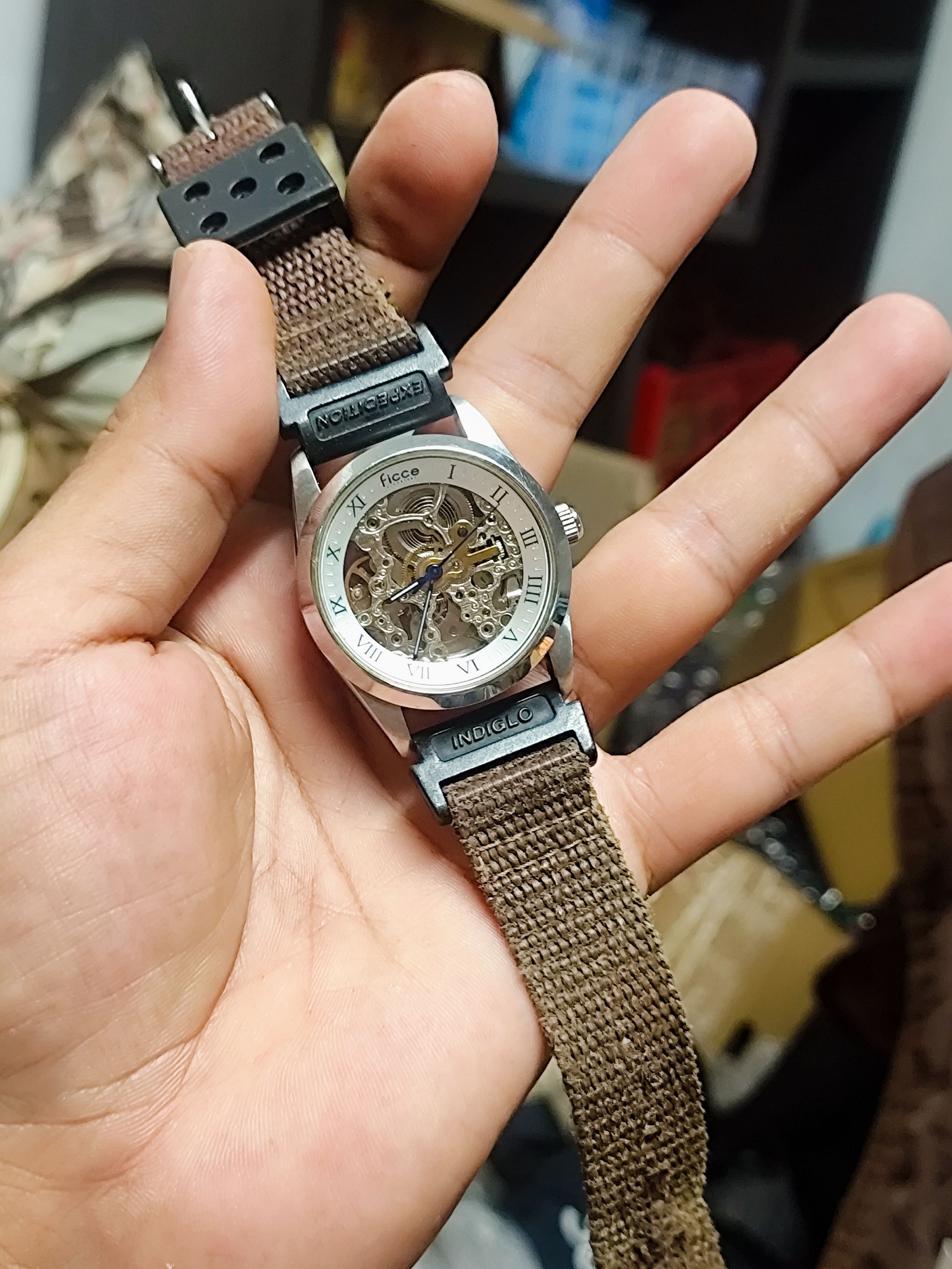 Japanese Brand Vintage Automatic Watch Transparent Engine. JAPAN ENGINE Size ONE SIZE - 9 Thumbnail