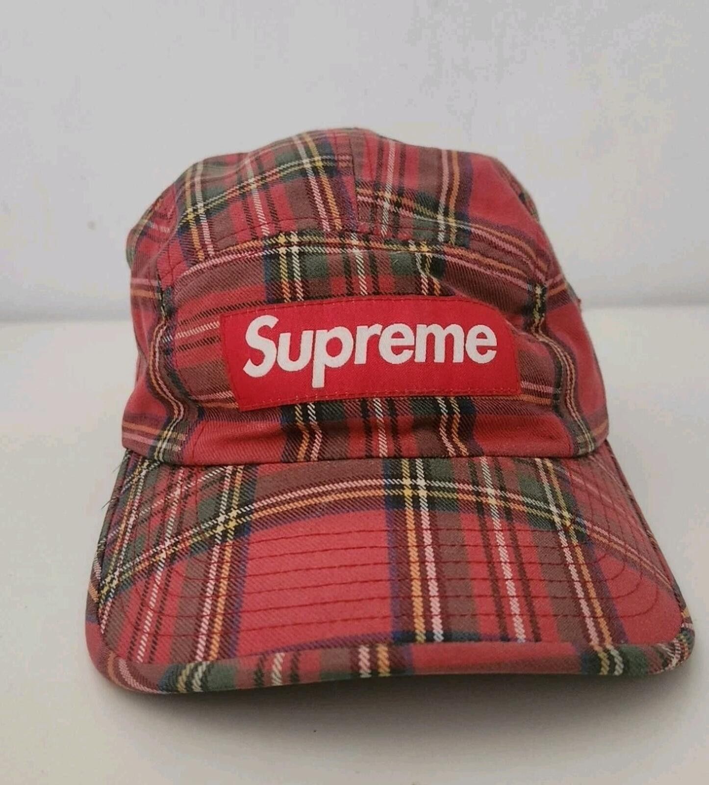 Supreme Tartan Plaid Camp Cap ブラウン 2004年 Supreme Supreme plaid camp hat | Grailed