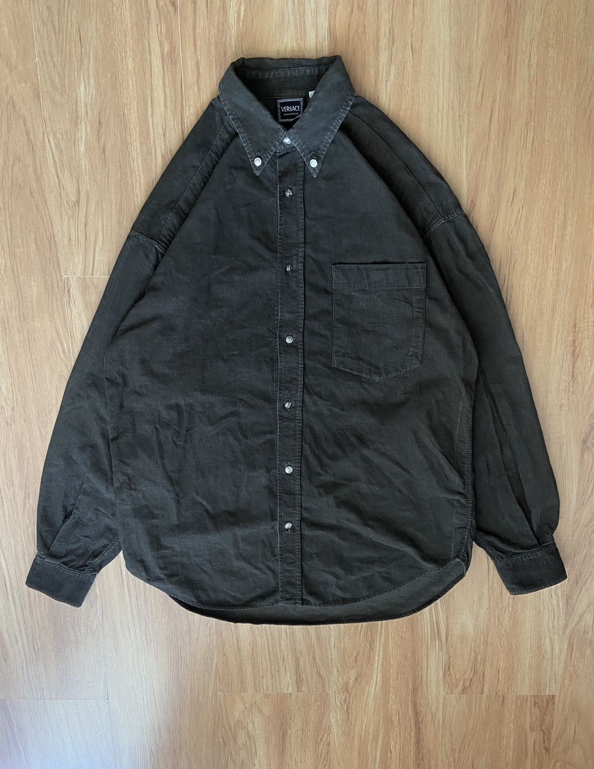 Versace Jeans Couture Versace Jeans Couture Corduroy Button Up Shirt Size M Size US M / EU 48-50 / 2 - 1 Thumbnail