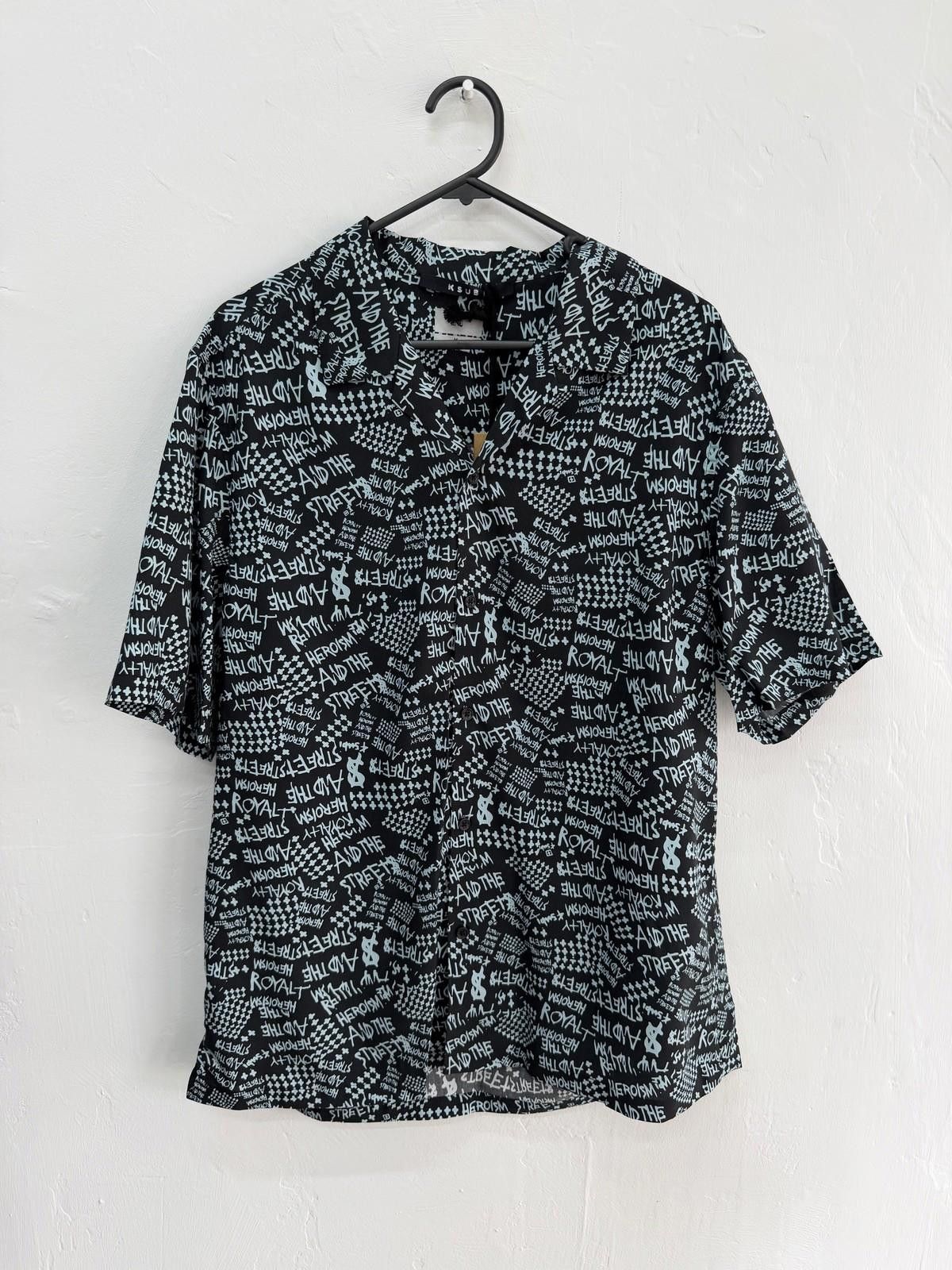 Ksubi new ksubi medium m short sleeve resort shirt heroism black Size US M / EU 48-50 / 2 - 2 Thumbnail