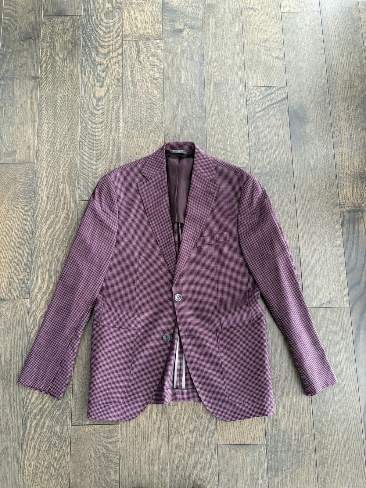 Jack Victor Jack Victor Plum Blazer Size 38S - 1 Thumbnail