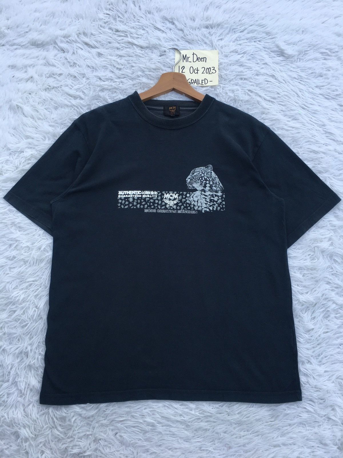 MCM Vintage MCM Logo Tshirt Size US L / EU 52-54 / 3 - 1 Thumbnail