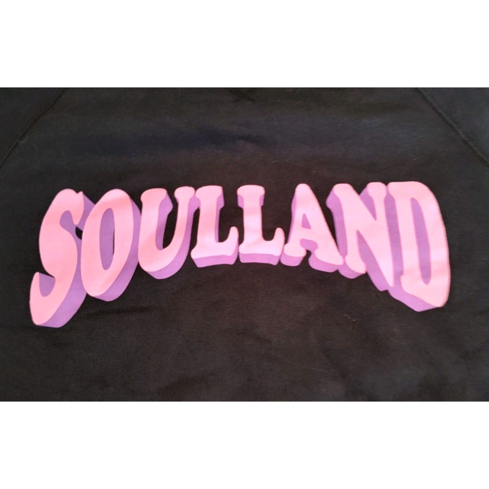 Soulland Soulland Hockney Crewneck Sweatshirt Black Mens Size M EUC Heavyweight Size US M / EU 48-50 / 2 - 2 Thumbnail