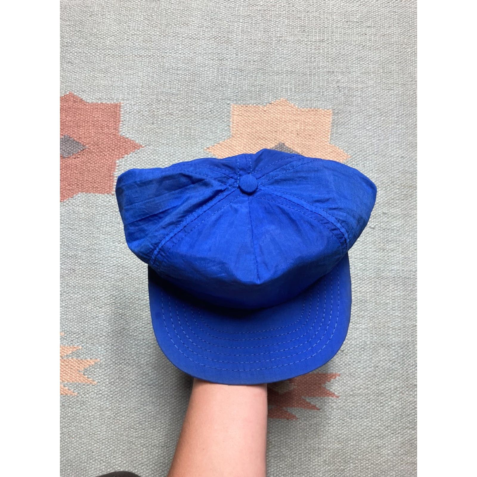 Avenue VINTAGE 90s Park Avenue SnapBack Hat Nylon Blue Lightweight Adjustable Men USA Cap Size US M / EU 48-50 / 2 - 3 Thumbnail