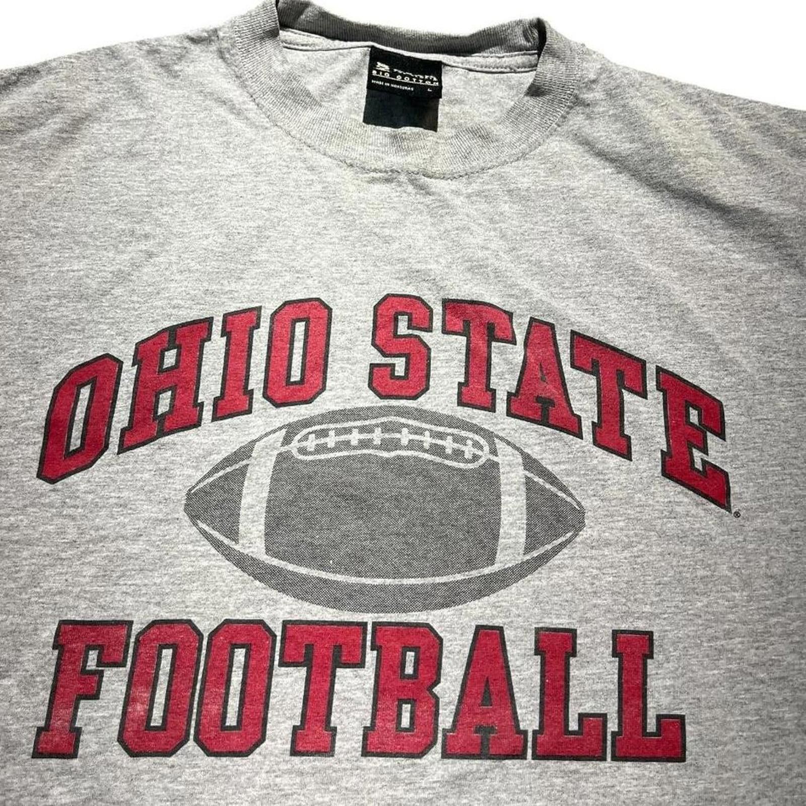 Other Vintage Ohio State Buckeyes Football Grey T-shirt Size US L / EU 52-54 / 3 - 4 Thumbnail