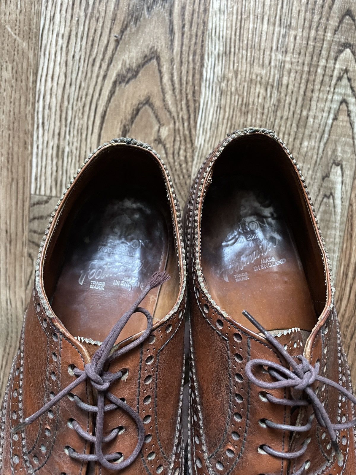 Grenson Grenson Design benchmade Oxford Brogues leather Shoes Size US 7.5 / EU 40-41 - 9 Thumbnail