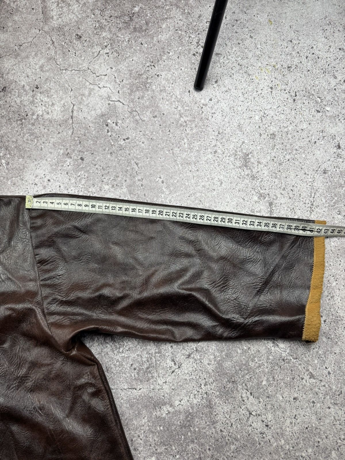 If Six Was Nine Japanese Brand Opium Leather Avant Garde FurJacket Coat Size US M / EU 48-50 / 2 - 7 Thumbnail