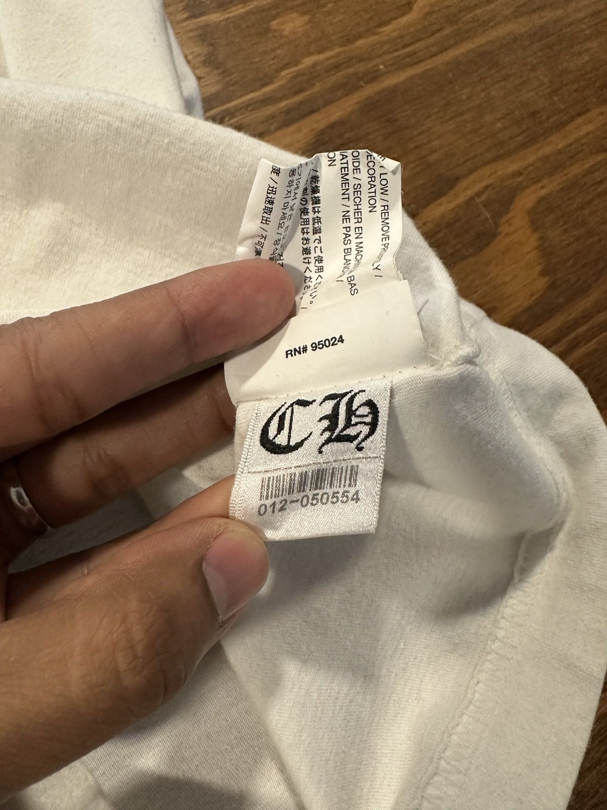 Chrome Hearts Chrome Hearts Horseshoe Pocket Tee Size US S / EU 44-46 / 1 - 8 Thumbnail