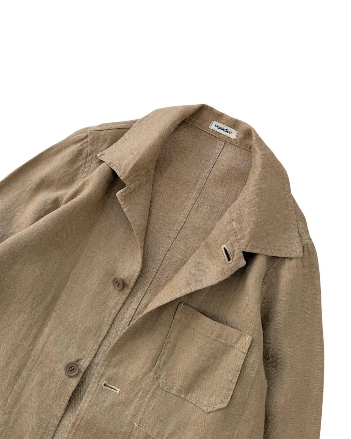 Issey Miyake Plantation Issey Miyake Linen Chore Jacket Shirt Size US M / EU 48-50 / 2 - 2 Thumbnail