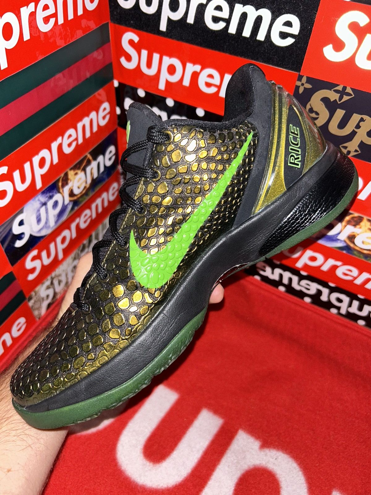 Nike Nike Kobe 6 Supreme Rice 446442-301 size 7.5 Size US 7.5 / EU 40-41 - 10 Thumbnail