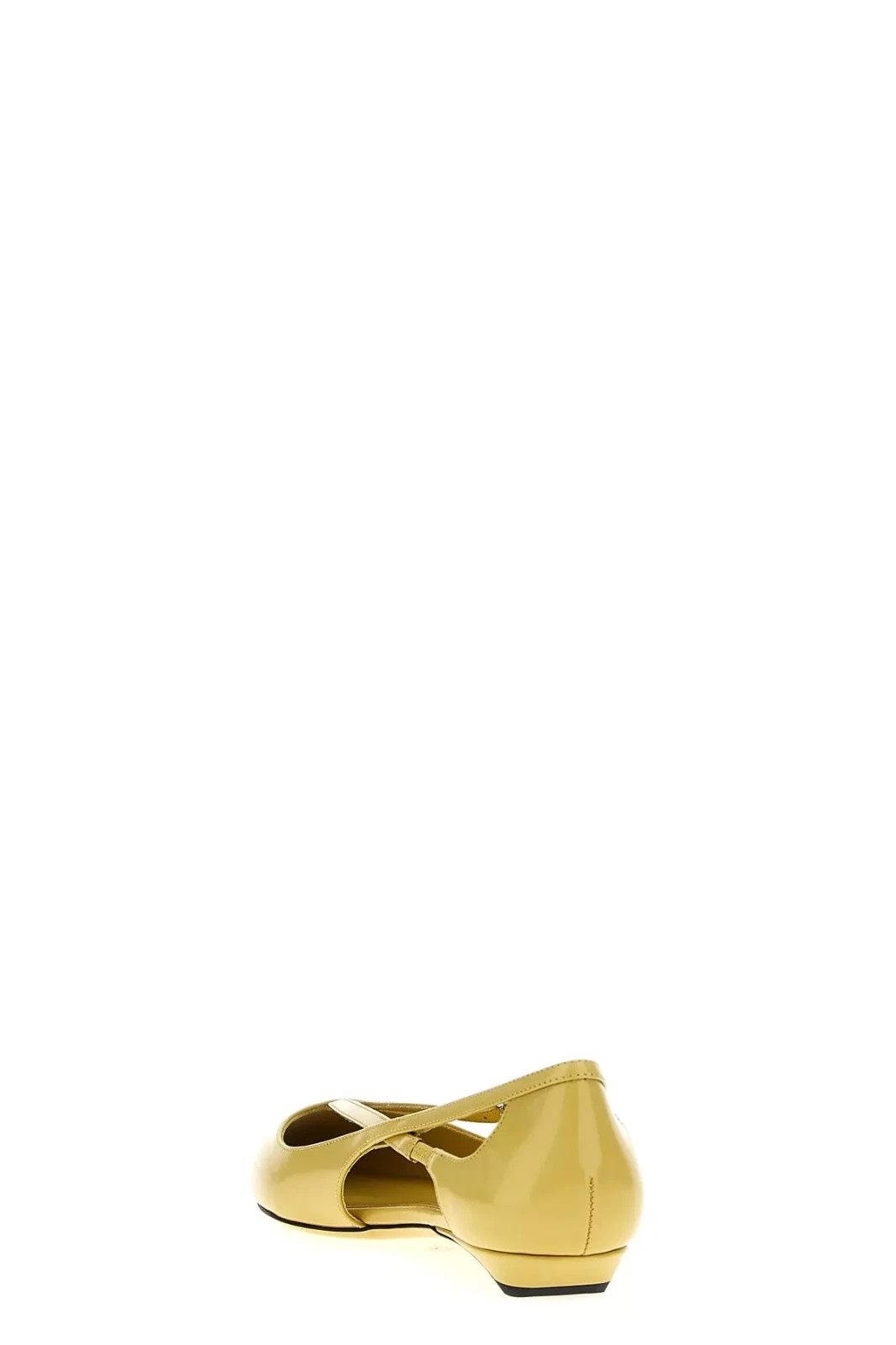 Prada PRADA Yellow Leather Ballerina Flats New & Authentic Size US 6 / IT 36 - 3 Thumbnail