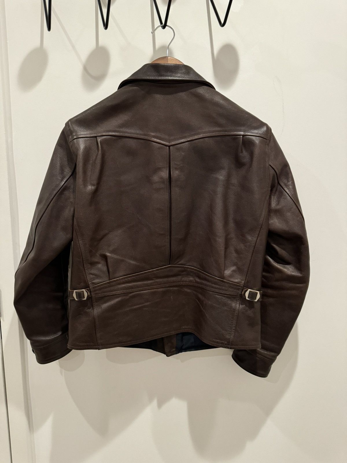 サイズ34JoeMcCoy wayward 30s sports jacket The Real McCoy's COOPER 30S SPORTS JACKET - BLACK HORSEHIDE