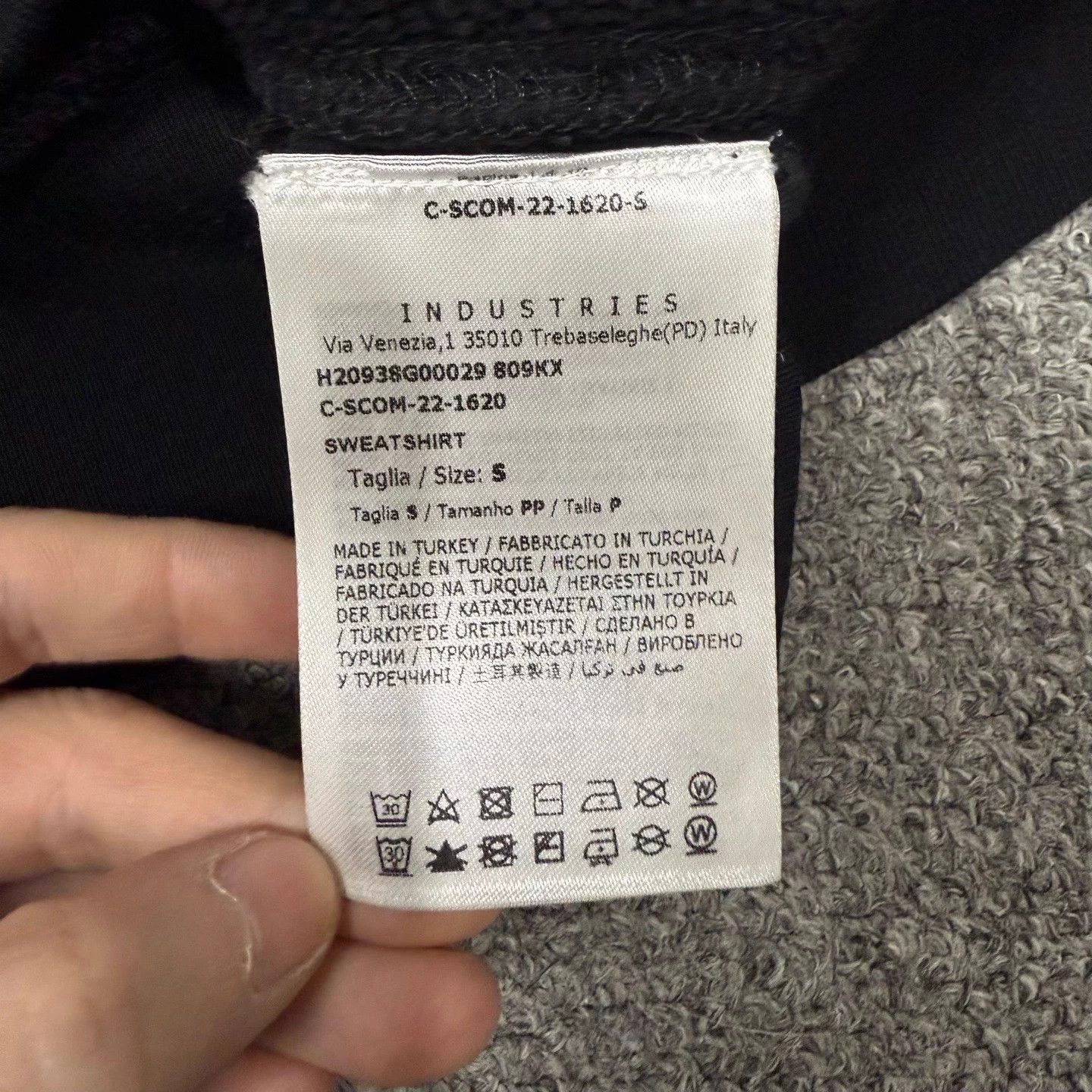 Moncler Moncler black logo sweatshirt S Size US M / EU 48-50 / 2 - 4 Thumbnail