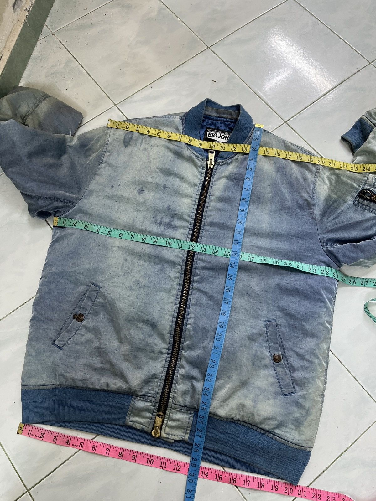 Vintage 🔥🔥🔥ARCHIVE VINTAGE SUN FADED BIG JOHN MA 1 JACKET Size US L / EU 52-54 / 3 - 16 Thumbnail