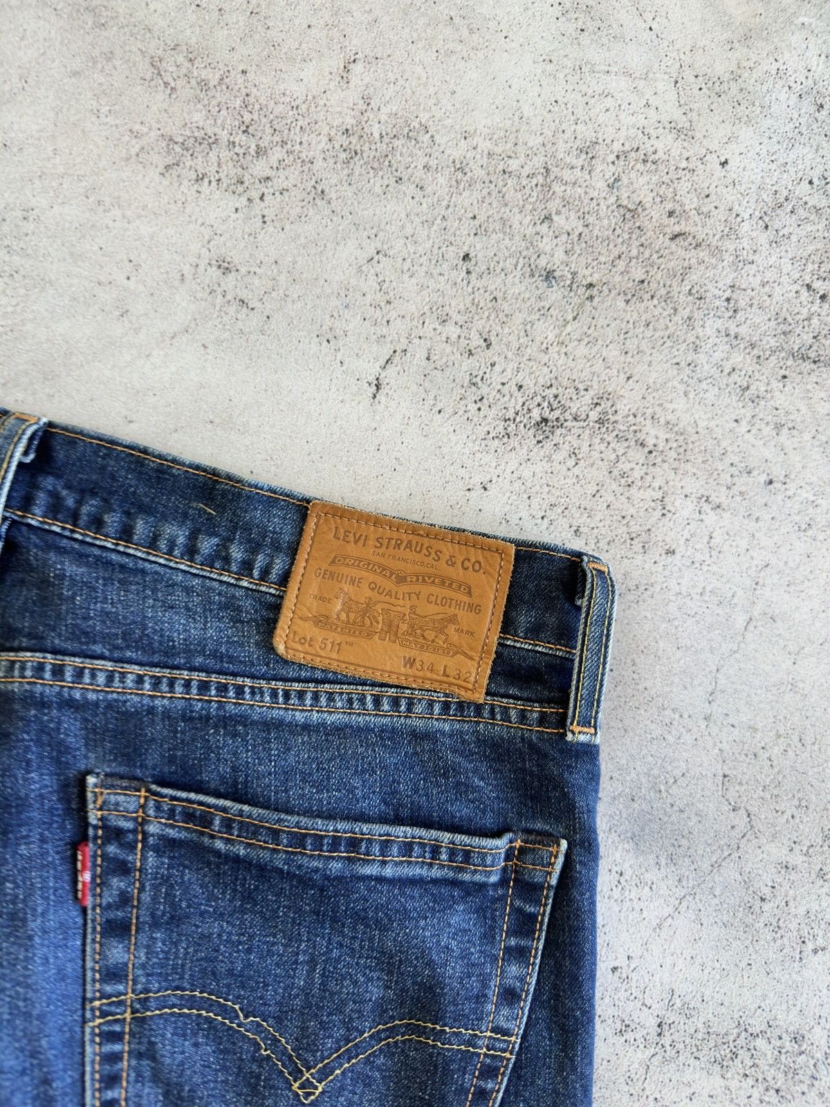 Levi's Levis 511 Blue Denim Jeans Pants Size 34/32 Size US 34 / EU 50 - 5 Thumbnail