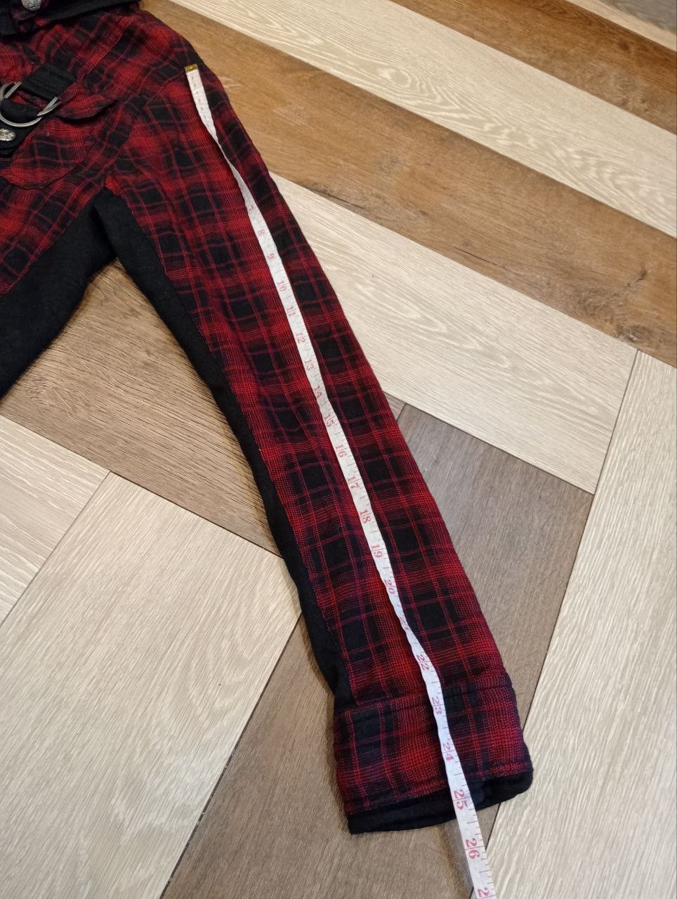 Japanese Brand 31040=SKKONE JAPAN PUNK CHECKERED JACKET - SIZE M Size US M / EU 48-50 / 2 - 14 Thumbnail