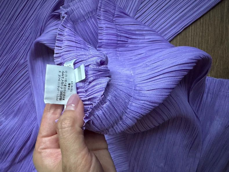 Issey Miyake issey miyake size:3 Purple pleated pants Size 42" / US 20 - 2 Thumbnail