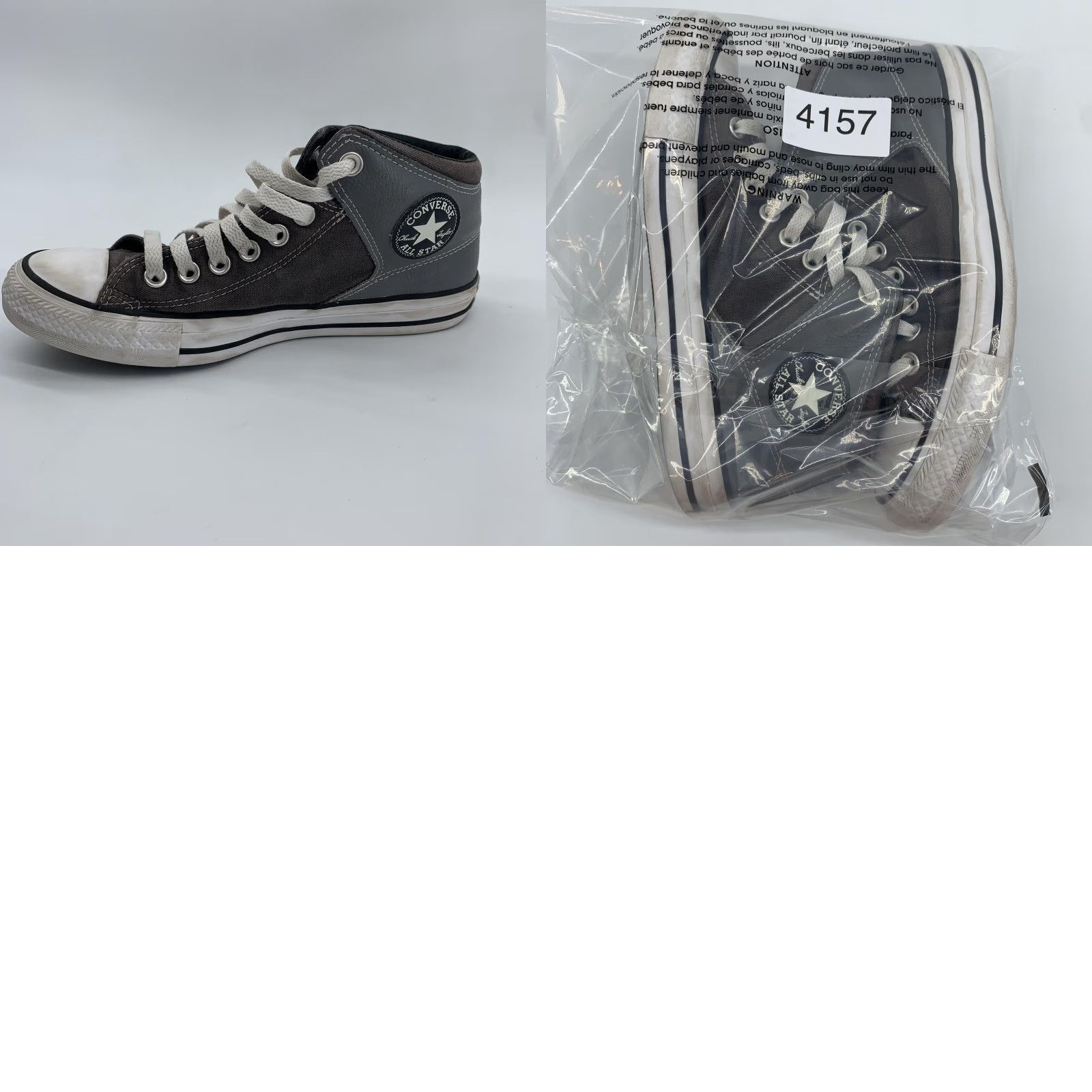 Converse Converse Chuck Taylor All Star 2 Shoes Mens 6.5 Gray Mid Top Casual 154841C Size US M / EU 48-50 / 2 - 8 Thumbnail
