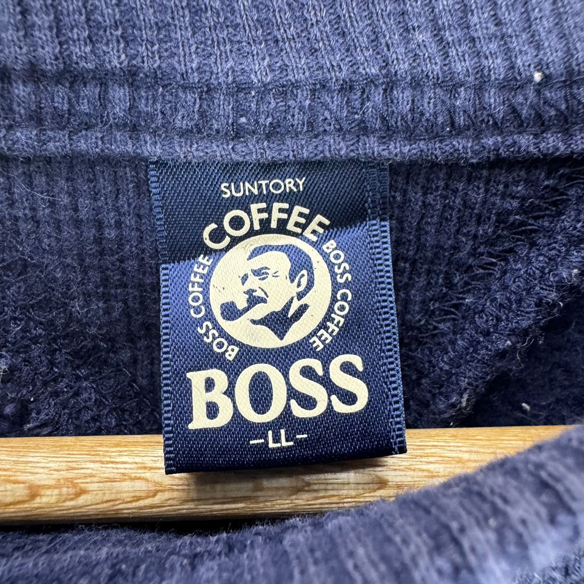Japanese Brand × Vintage ❄️SUNTORY BOSS COFFEE SWEATSHIRT CREWNECK Size US L / EU 52-54 / 3 - 6 Thumbnail