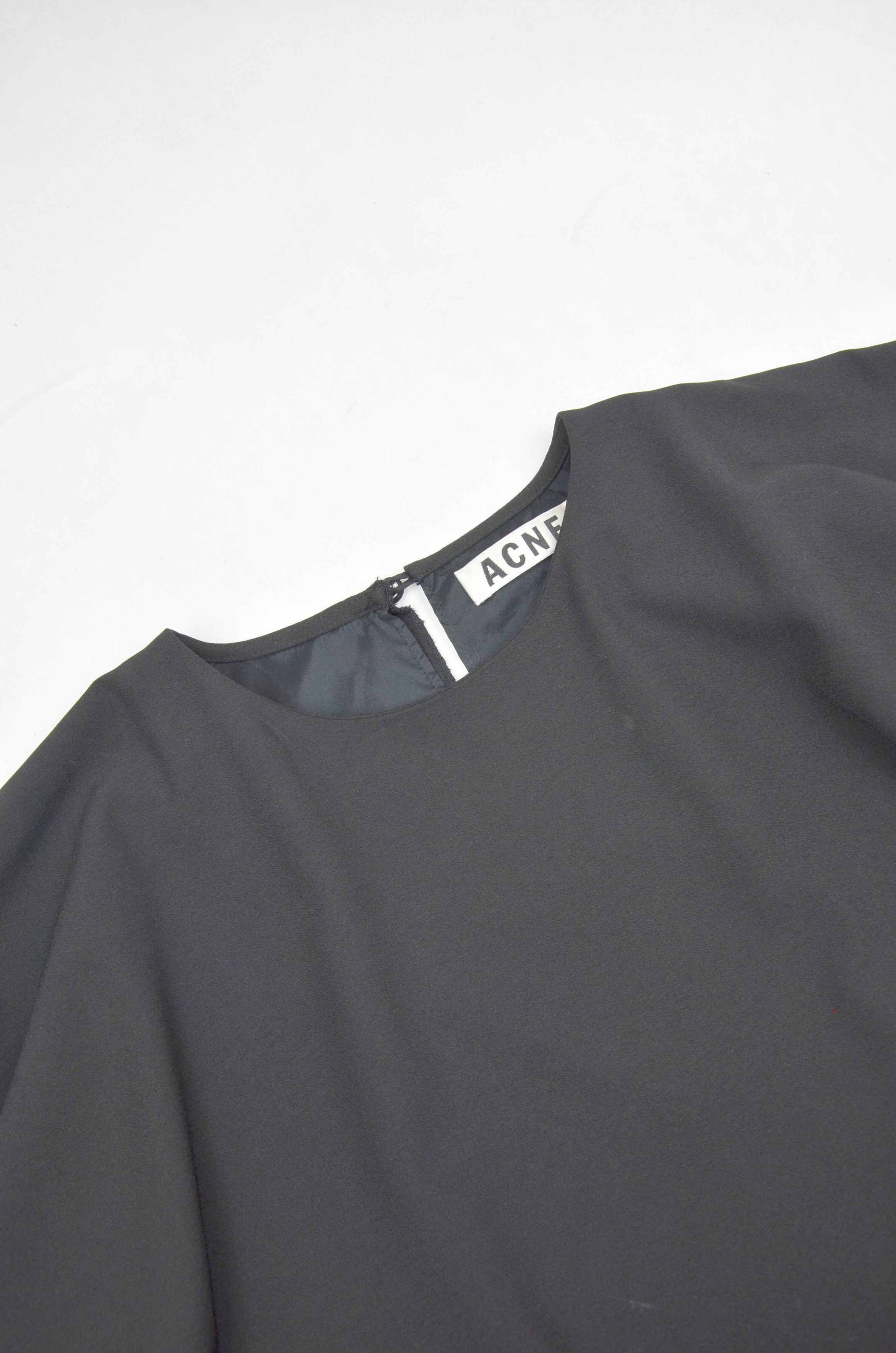 Acne Studios Acne Studios Black Sleeveless Minimalist Midi Dress 36 Size XS / US 0-2 / IT 36-38 - 4 Thumbnail