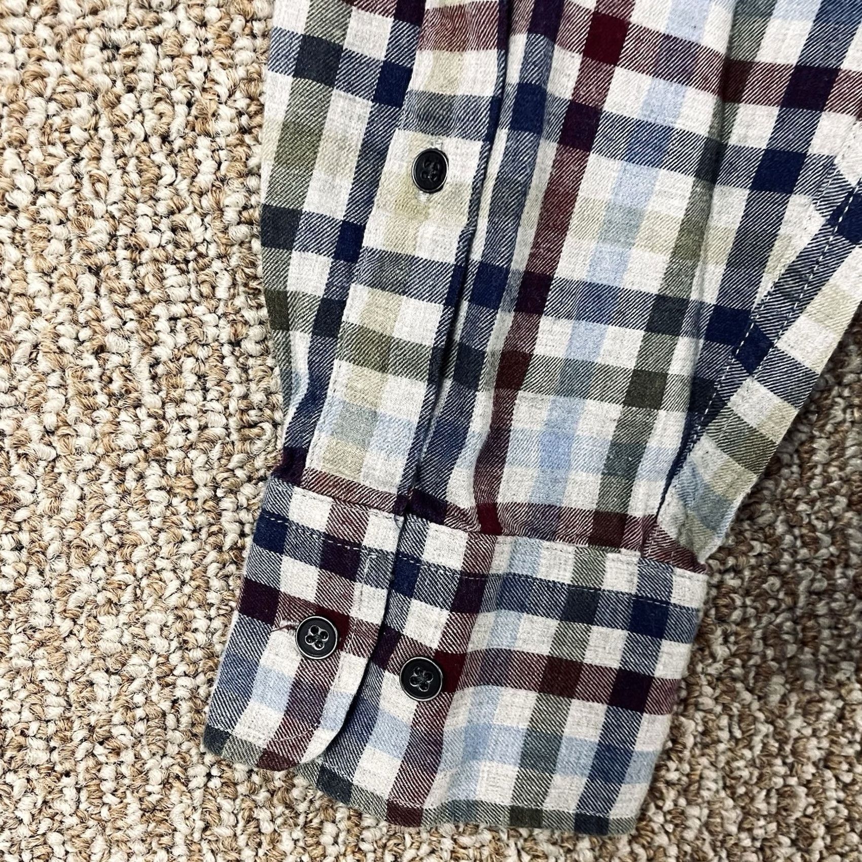 Peter Millar Peter Millar Shirt Mens XL Check Sutton Cotton Sport Button Crown Sutton 165 Size US XL / EU 56 / 4 - 6 Thumbnail