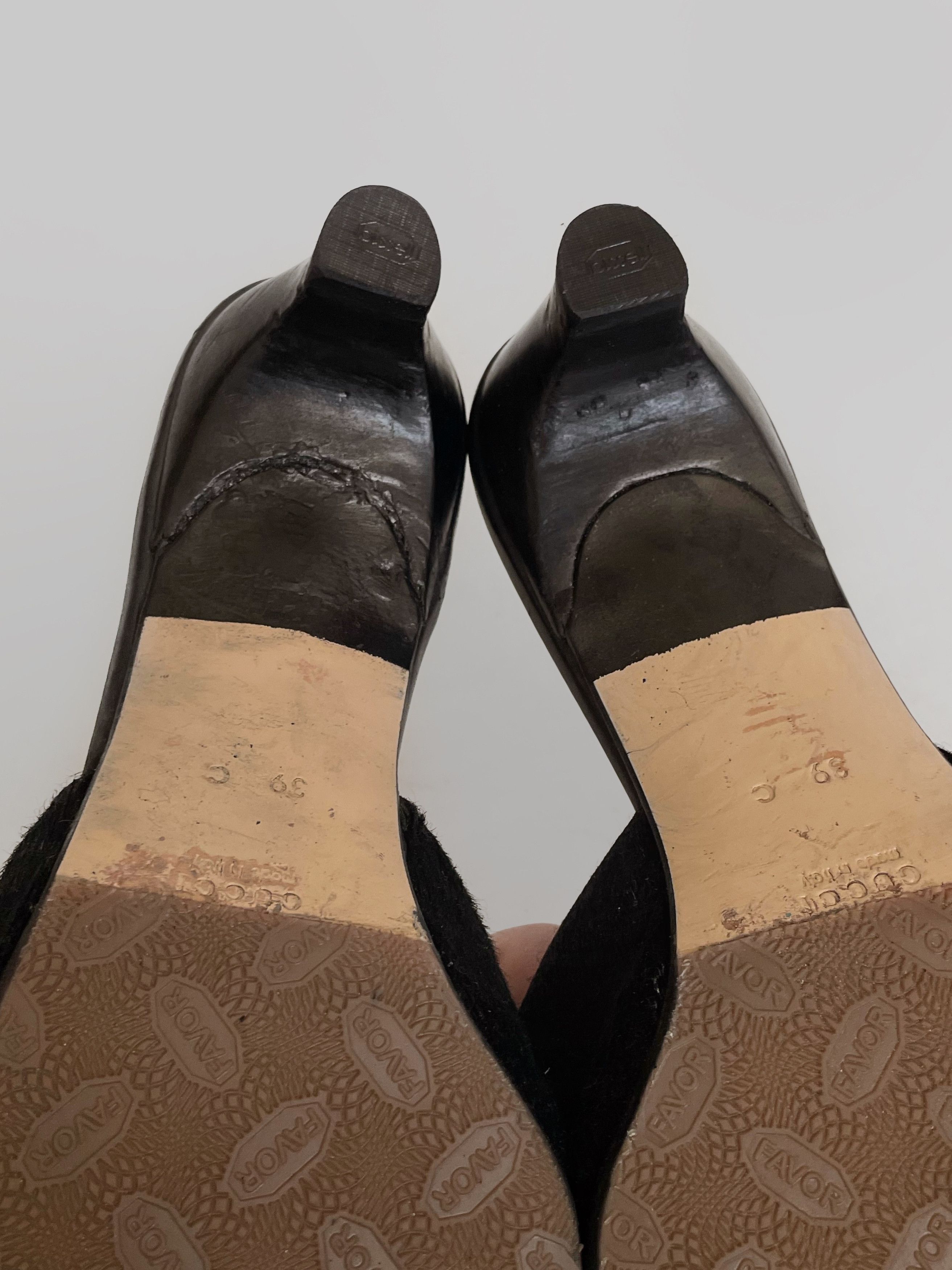 Gucci Archive Gucci Tom Ford pony hair mules Size US 9 / IT 39 - 13 Thumbnail