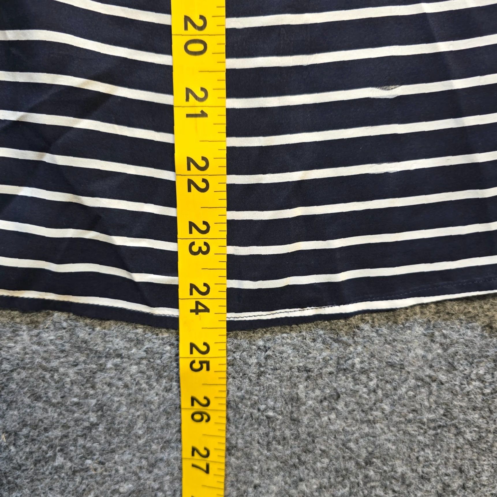 J.Crew J.CREW Top Womens Size 0 Blue White Silk Sleeveless Striped Nautical Capsule Tank Shirt Regular Womens Size XS / US 0-2 / IT 36-38 - 6 Thumbnail