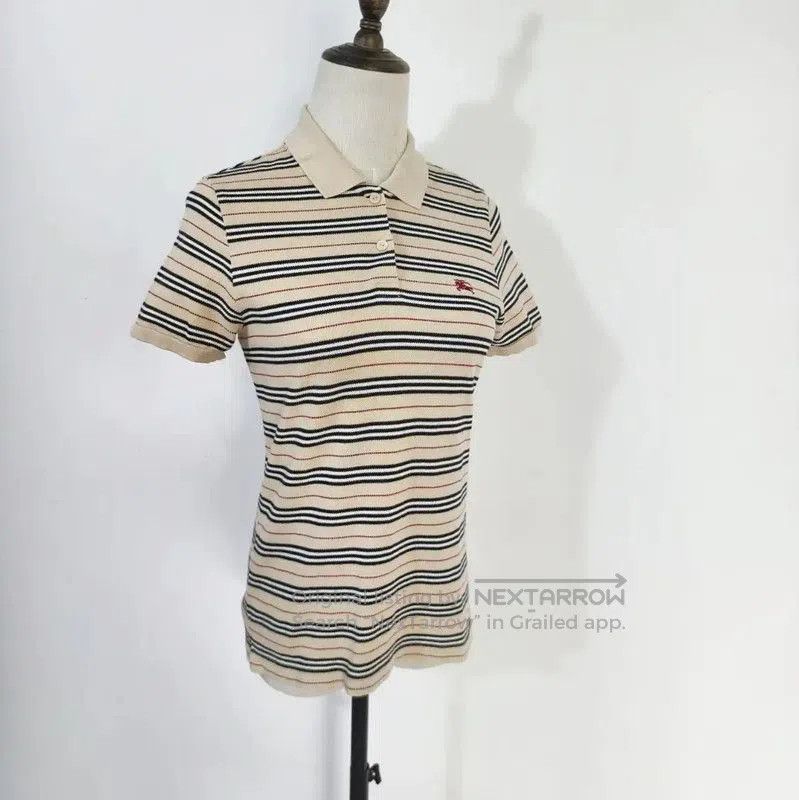 Burberry Burberry Striped Cotton T-Shirt for Women. Size M / US 6-8 / IT 42-44 - 3 Thumbnail