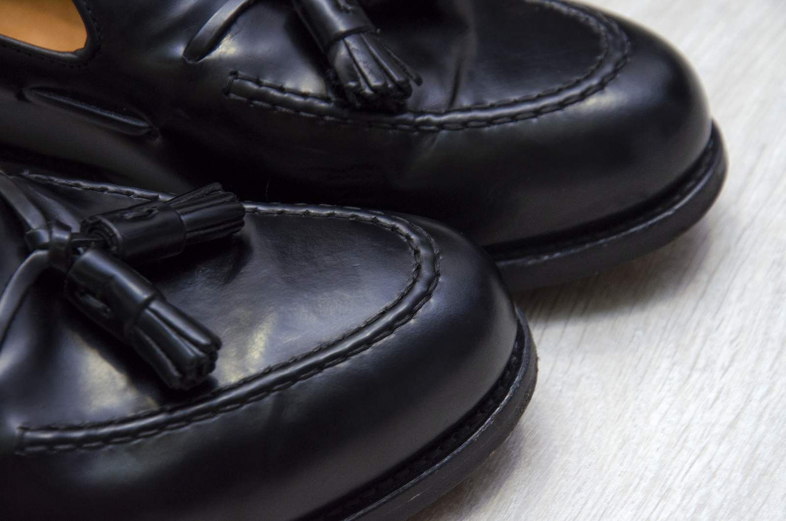 Berwick 1707 Loafers Berwik 8491-KP9 Cordovan Black Size 7 1/2 Size US 7.5 / EU 40-41 - 3 Thumbnail