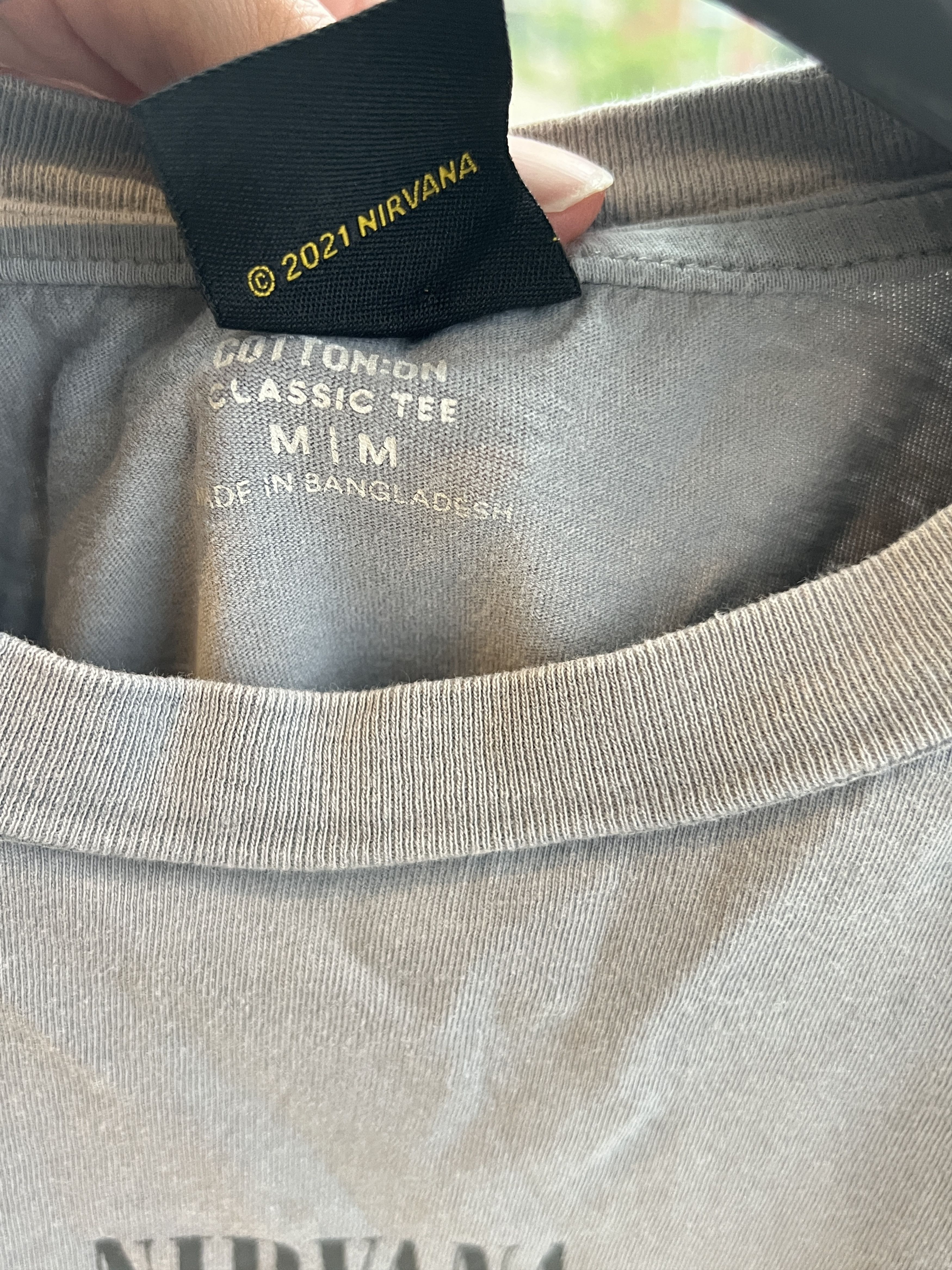 Cotton On Cotton On Nirvana Graphic Grey Smiley Face Seahorse Size M / US 6-8 / IT 42-44 - 2 Thumbnail