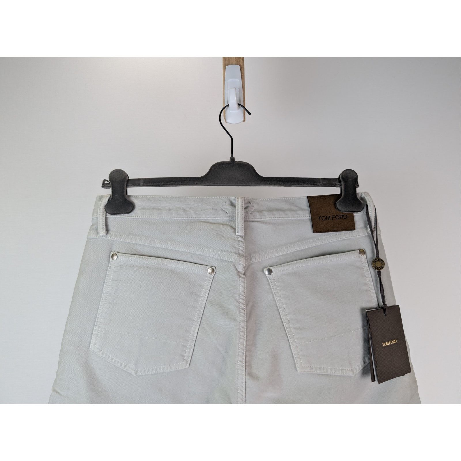 Tom Ford o1rshd1 Tapered Fit Denim Jeans in Grey Size US 34 / EU 50 - 11 Thumbnail