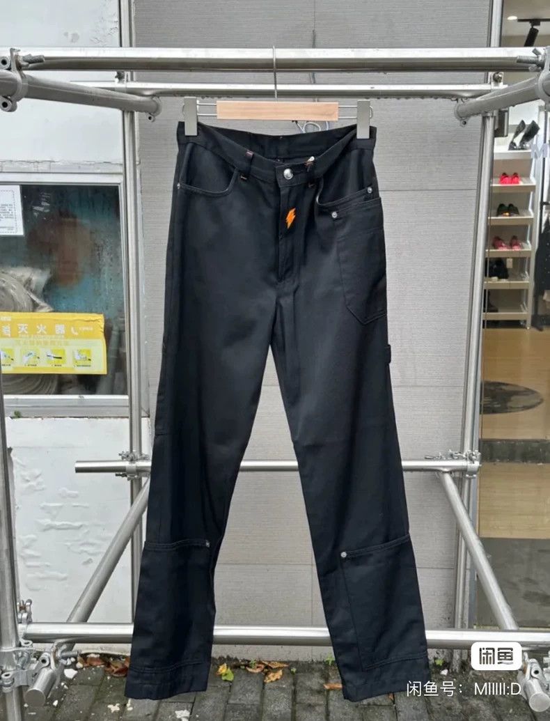 Walter Van Beirendonck walter van beirendonck size s Black workwear trousers Size US 28 / EU 44 - 1 Thumbnail
