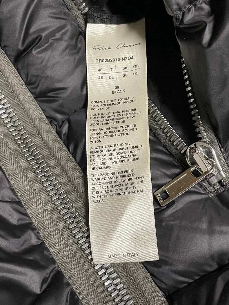 Rick Owens rick owens black puffer down jacket-2508 Size US L / EU 52-54 / 3 - 4 Thumbnail