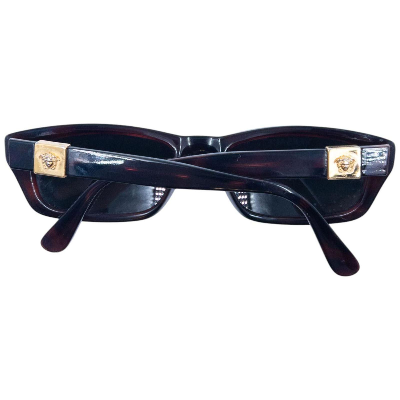 Versace Vintage Gianni Versace Tortoise Shell Sunglasses Size ONE SIZE - 8 Thumbnail