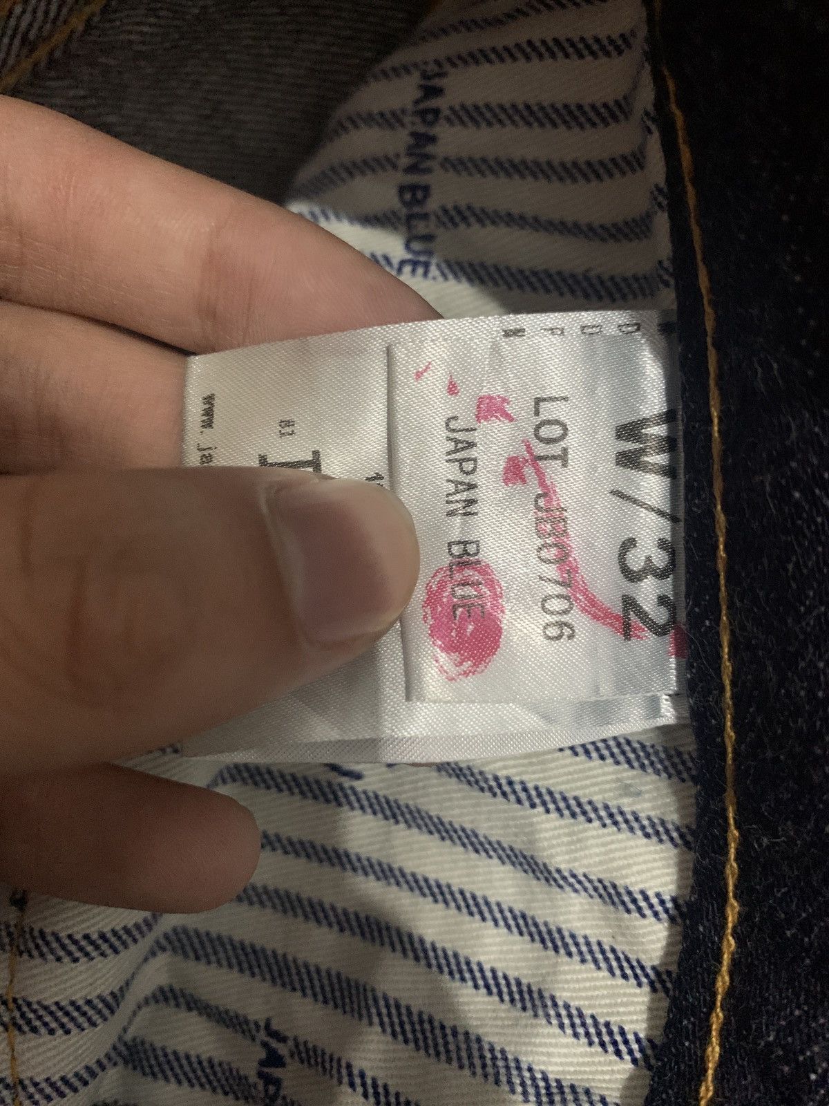 Japan Blue JAPAN BLUE JEANS INDIGO SELVEDGE BUTTON FLY JAPANESE DENIM Size US 32 / EU 48 - 13 Thumbnail
