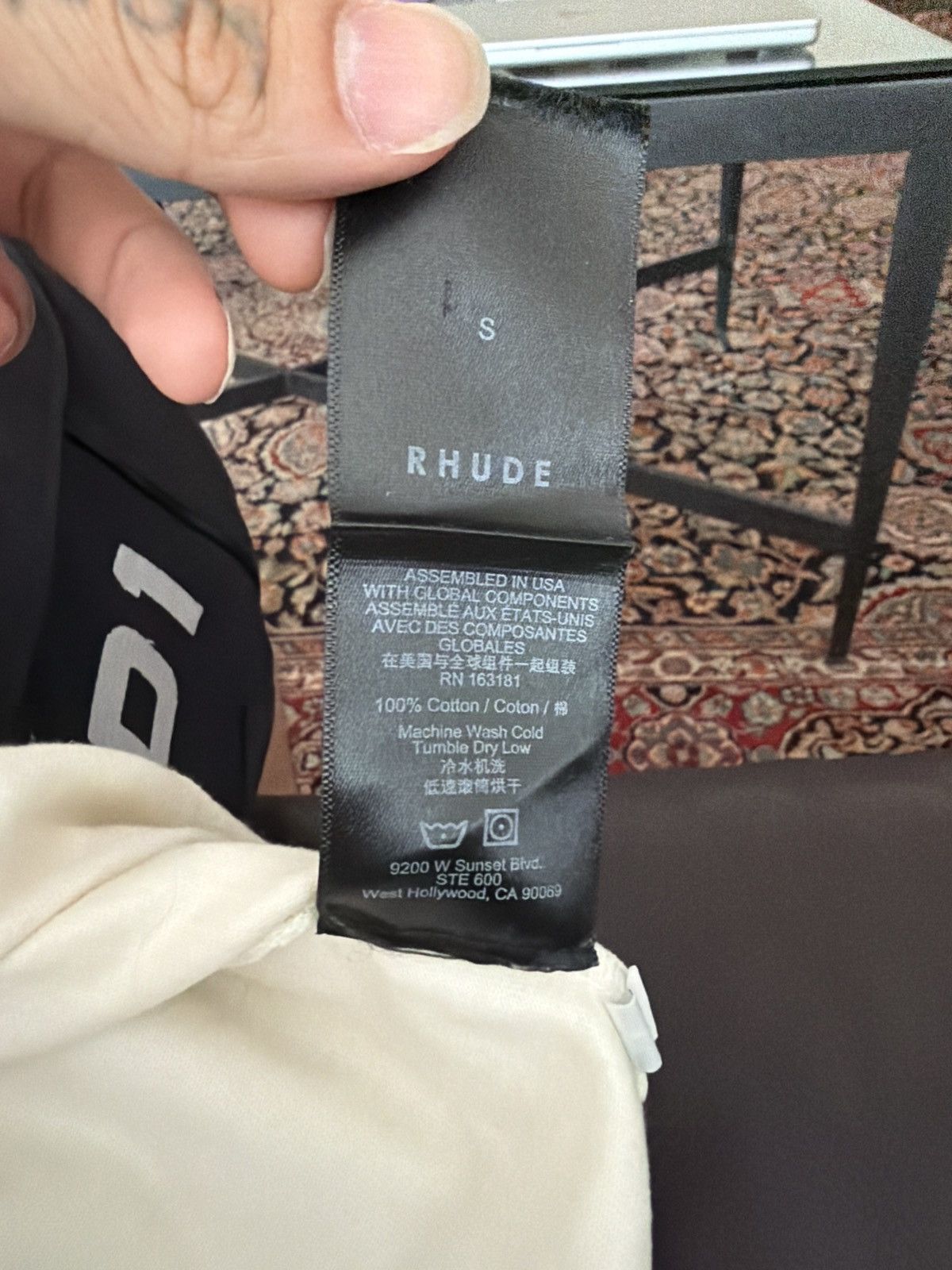 Rhude Rhude Royal Logo T-Shirt Size US S / EU 44-46 / 1 - 6 Thumbnail