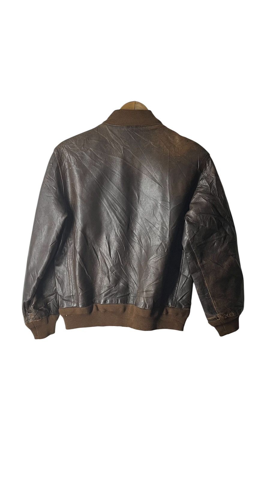 Vintage VINTAGE ROYAL GENUINE LEATHER EXCELLENT COAT JACKET Size US M / EU 48-50 / 2 - 9 Thumbnail
