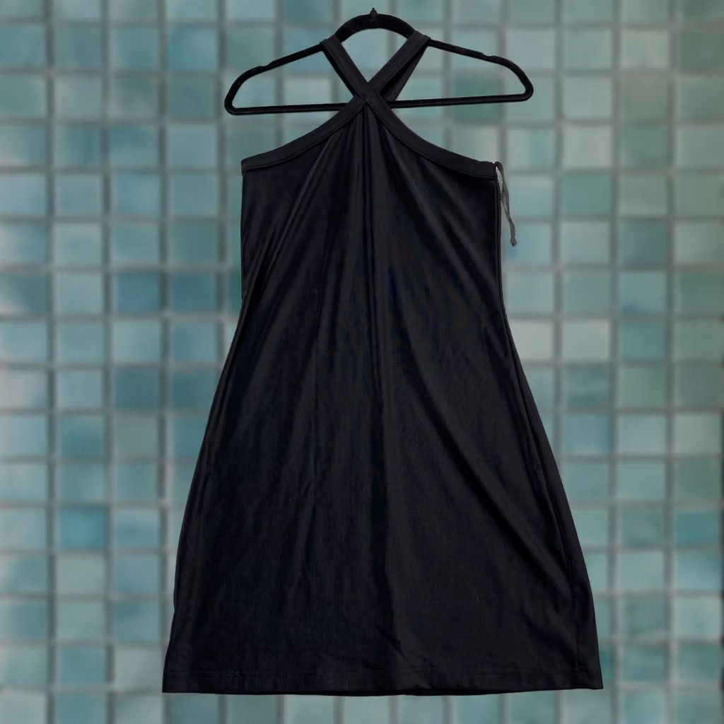 Vintage VINTAGE Byer Too Dress Womens L Black California Bodycon Halter Neck Stretch Sleeveless Party/Cocktail Clubwear Retro Short 90s Womens Byer Too Size L / US 10 / IT 46 - 1 Thumbnail