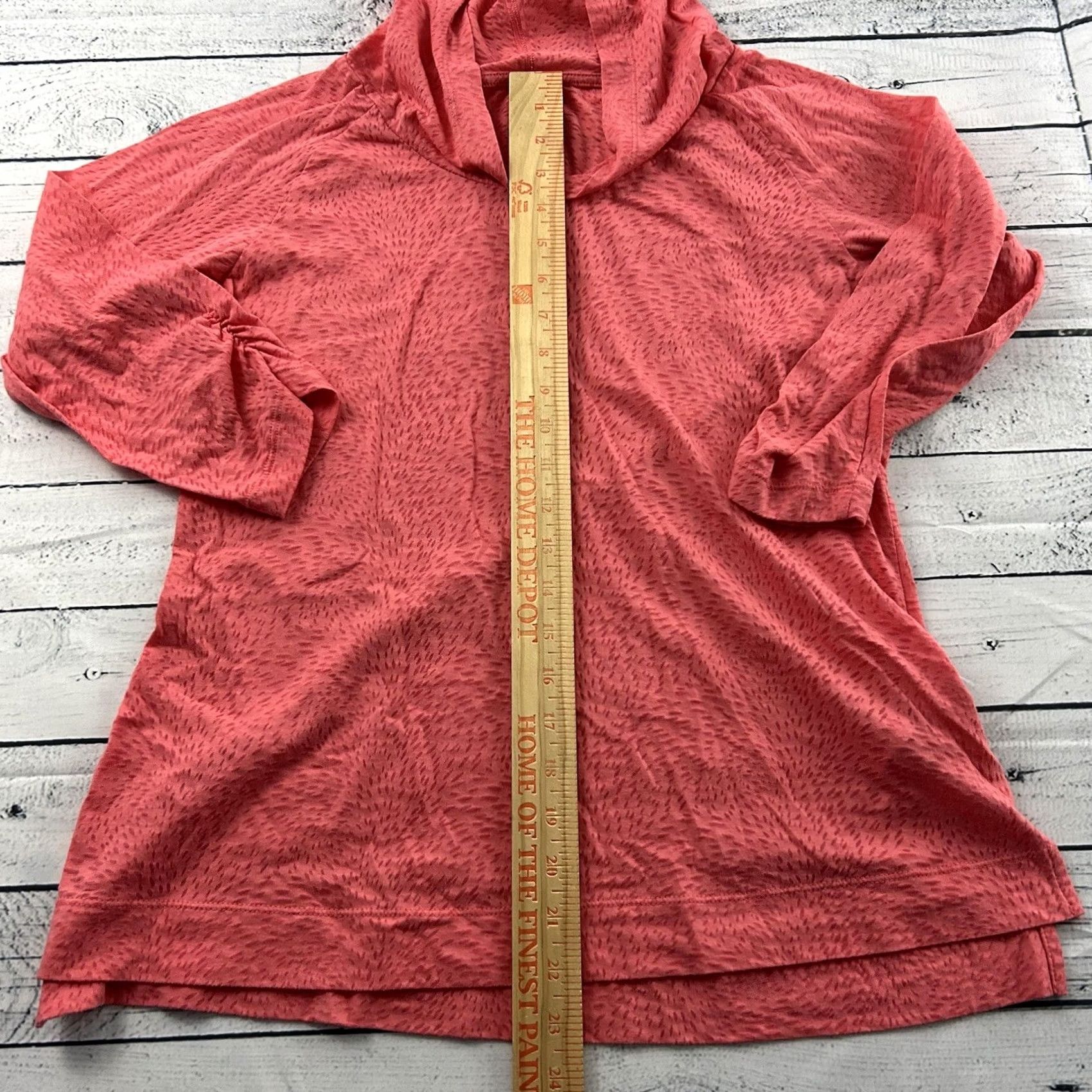 Pinko Columbia Hooded Shirt 3/4 Sleeve Womens M Pink Size M / US 6-8 / IT 42-44 - 3 Thumbnail