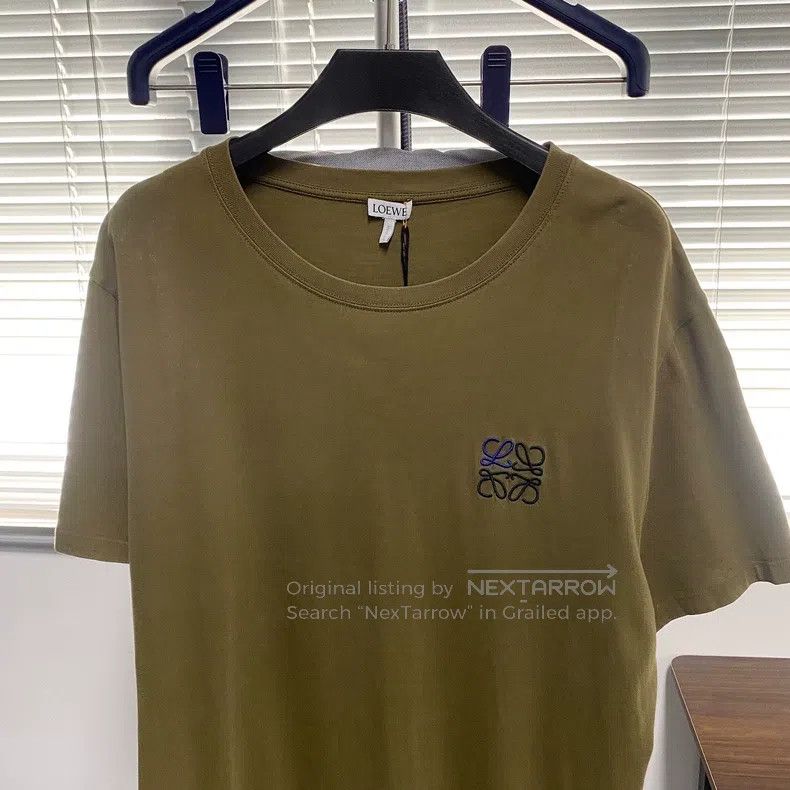 Loewe Loewe Short-sleeved T-shirt with Anagram embroidered logo Size US XL / EU 56 / 4 - 3 Thumbnail