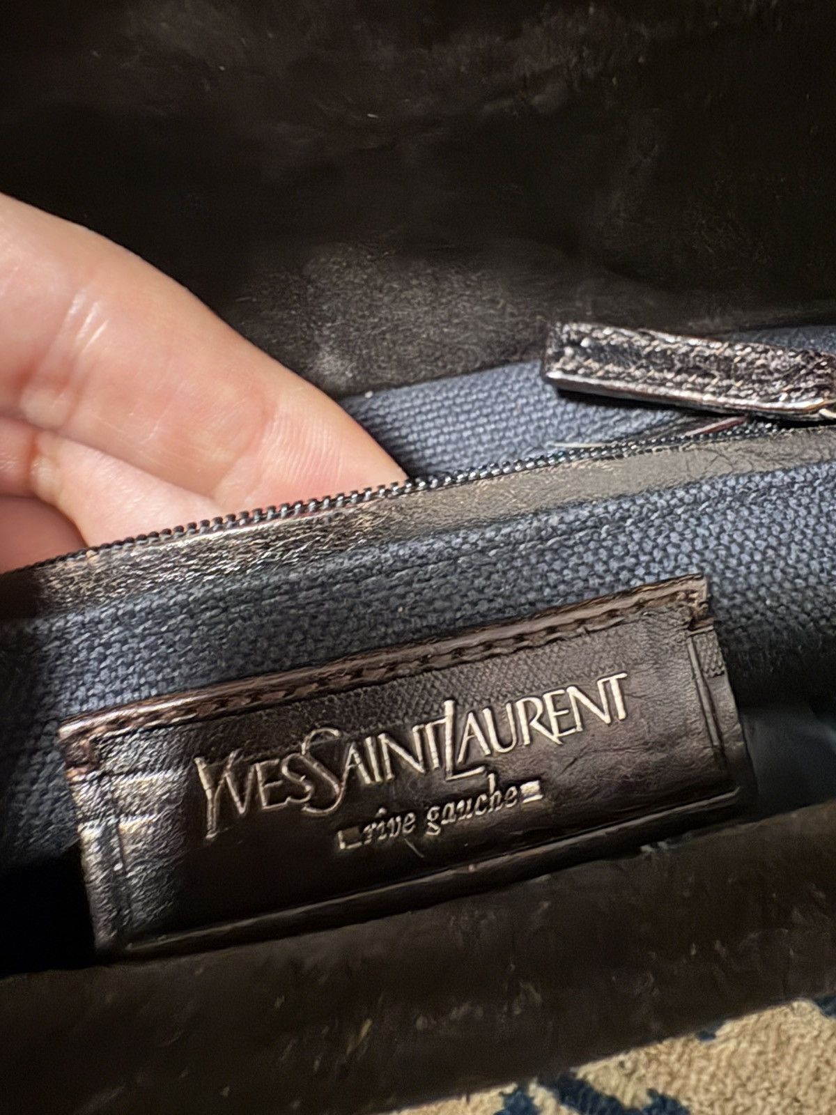 Yves Saint Laurent Yves Saint Laurent X Tom Ford Mombasa Canvas Shoulder Bag Size ONE SIZE - 7 Thumbnail