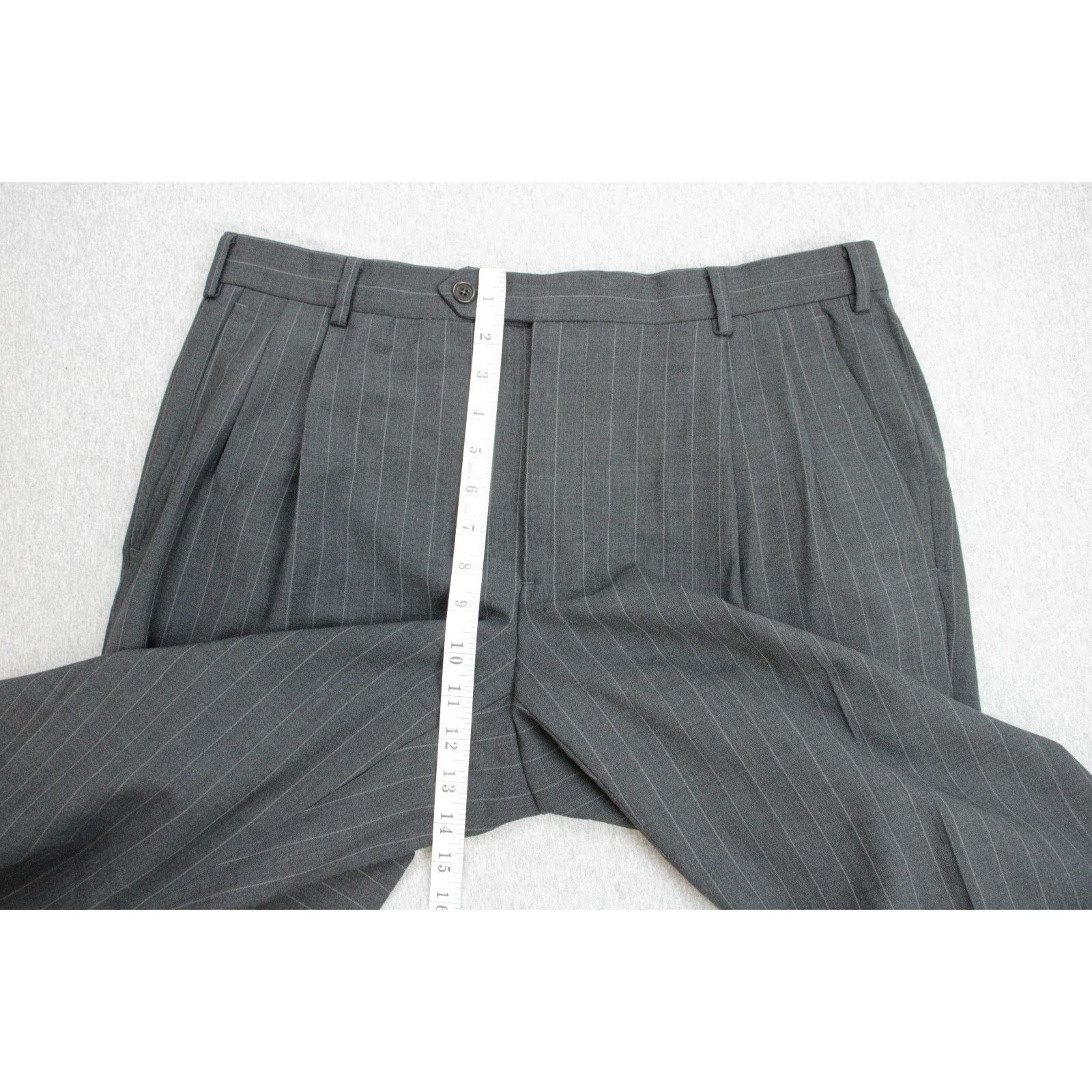 Brooks Brothers Brooks Brothers Suit Men 41R Gray 346 Pinstripe Wool Blend Size 40R - 18 Thumbnail