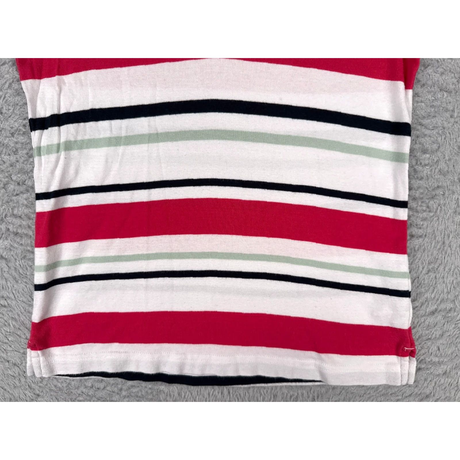 Tommy Hilfiger Tommy Hilfiger Polo Shirt Adult Small Pink Stripe Cotton Jersey Slim Fit 80s 90s American Modern Womens Size S / US 4 / IT 40 - 5 Thumbnail
