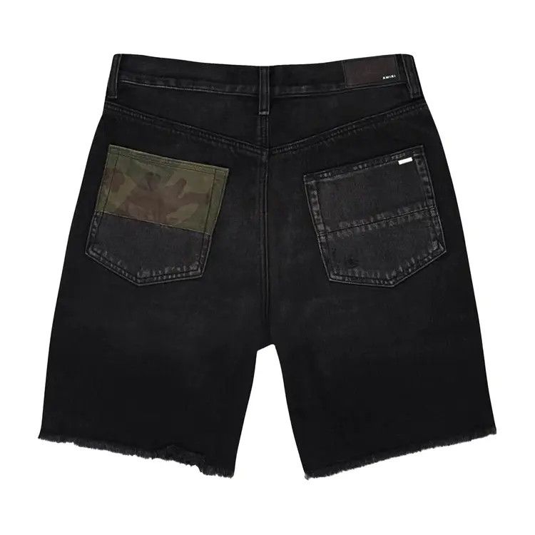 Amiri o1w1db10525 Camo Patch Short in Black Size US 32 / EU 48 - 6 Thumbnail