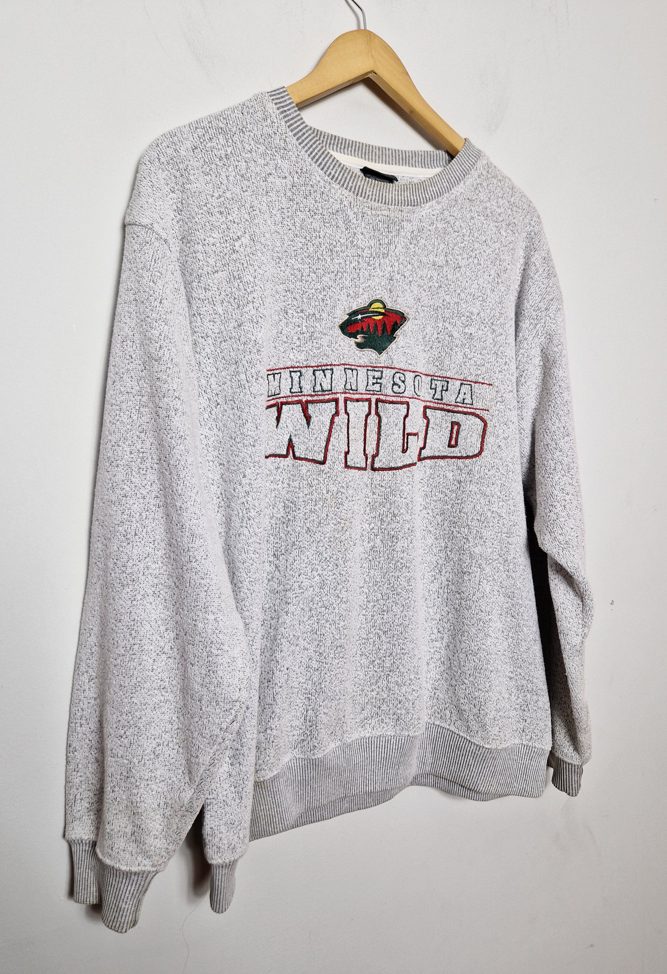 NHL × Vintage NHL Minnesota Wilds sweatshirt nba nfl usa america Size US L / EU 52-54 / 3 - 2 Thumbnail