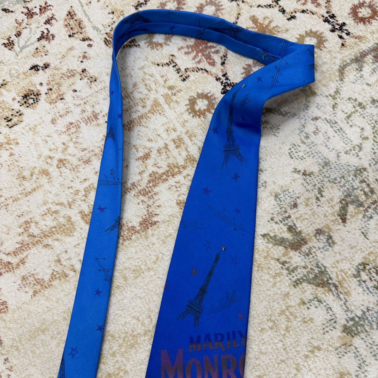 Japanese Brand × Vintage Vintage Tie Marilyn Monroe Big Logo 90s Streetwear Singer Size ONE SIZE - 4 Thumbnail