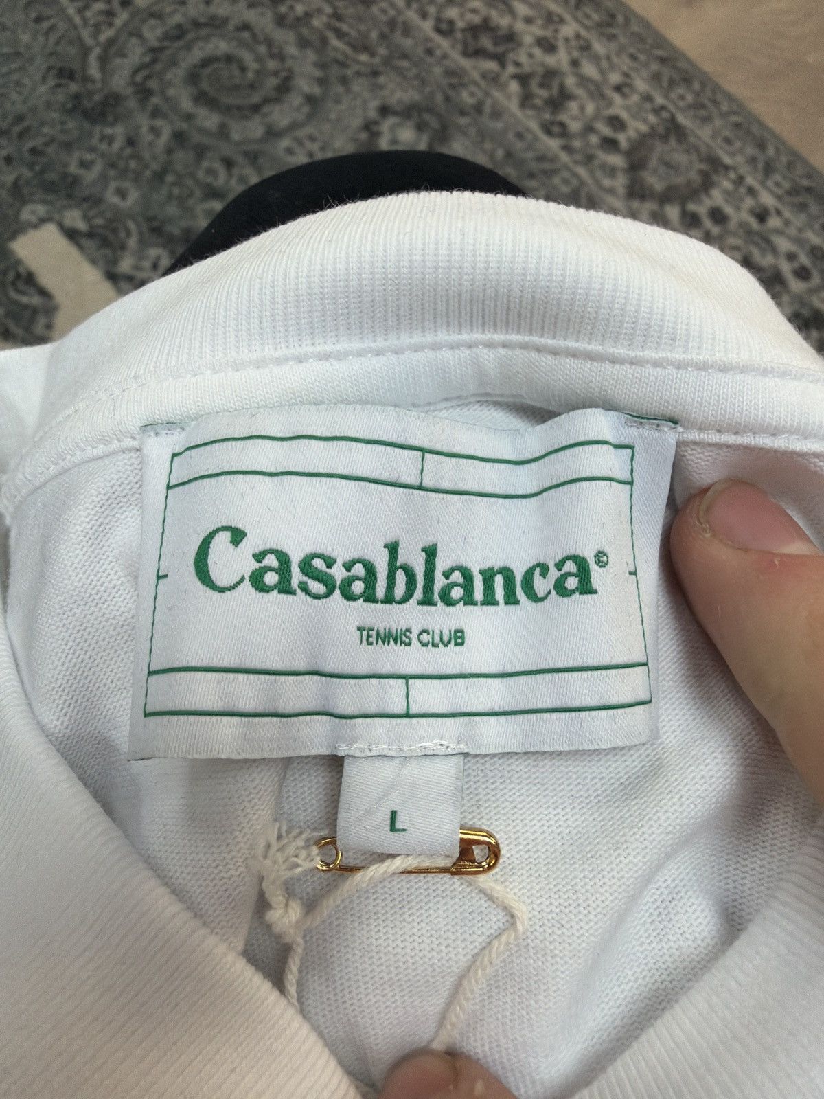 Casablanca Casablanca Tennis Club T shirt white Size US L / EU 52-54 / 3 - 6 Thumbnail