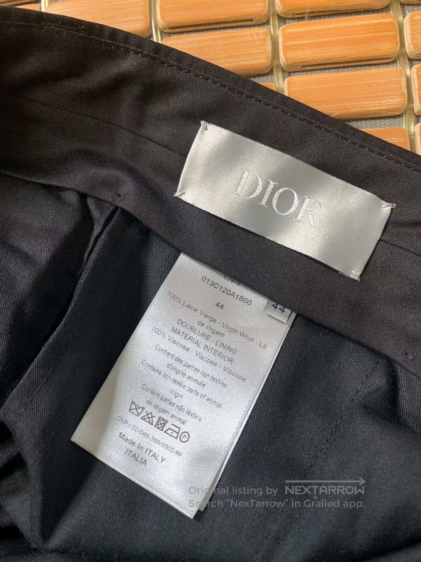 Dior Dior Black Casual Trousers. Size US 28 / EU 44 - 1 Thumbnail