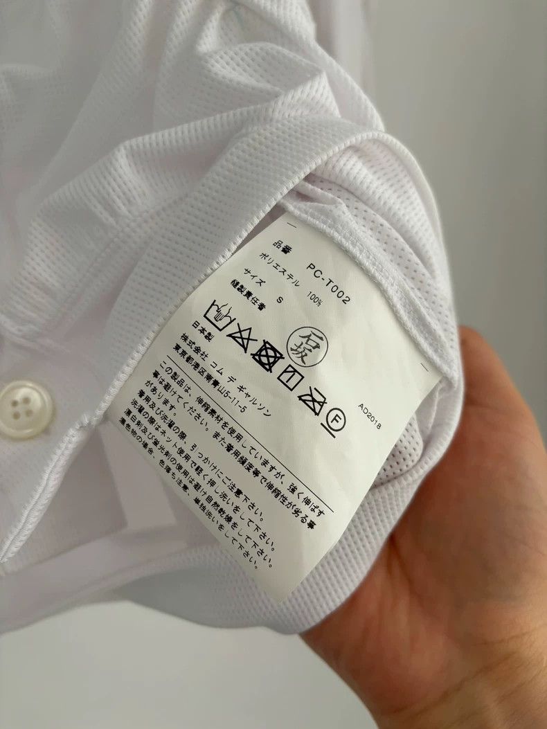 Comme des Garcons Comme Des Garcons Men's White Pleated Shirt Size US S / EU 44-46 / 1 - 4 Thumbnail